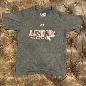 Kids Under Armor Youth Small - Jackson Hole Wyoming T-Shirt